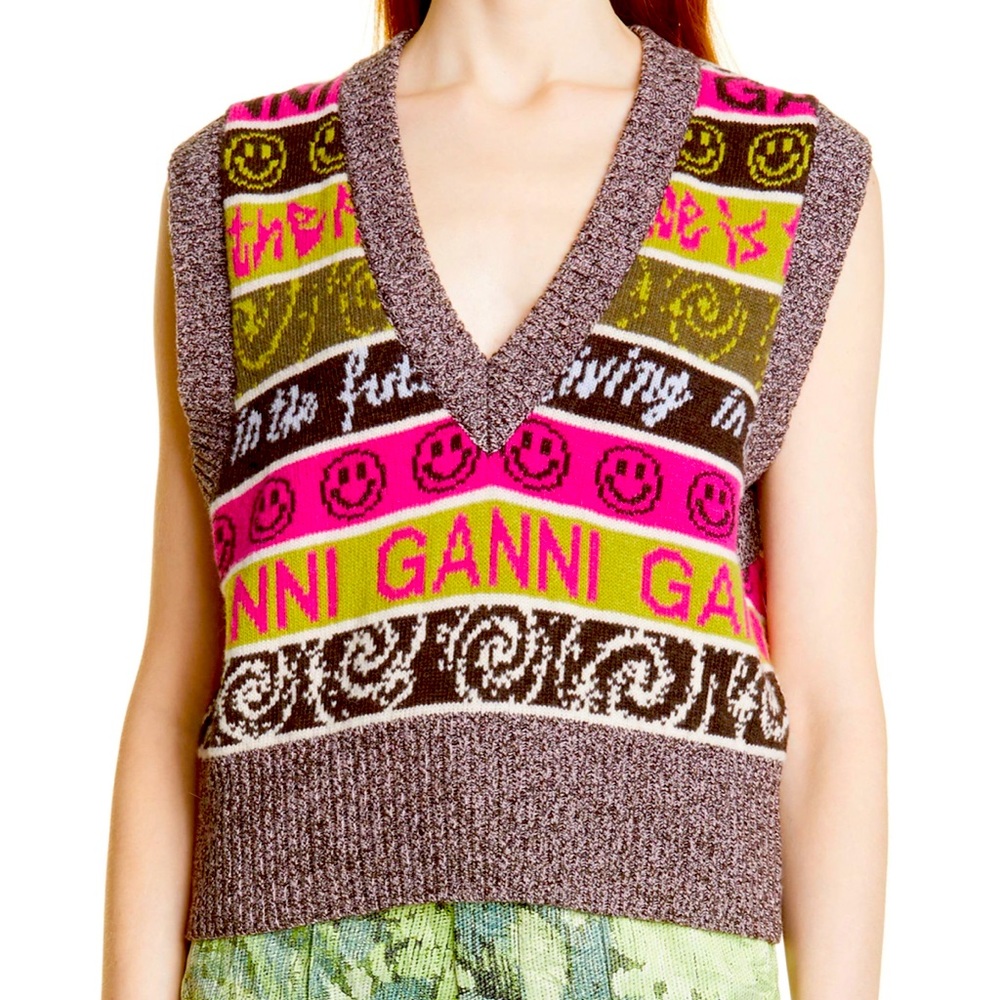 Ganni sweater vest